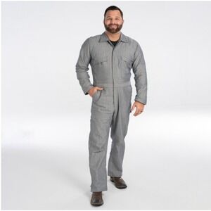 NEW KEY INDUSTRIES Workwear Pin Stipe Coveralls 3XL